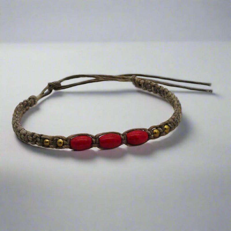 bratara handmade bumbac jasp