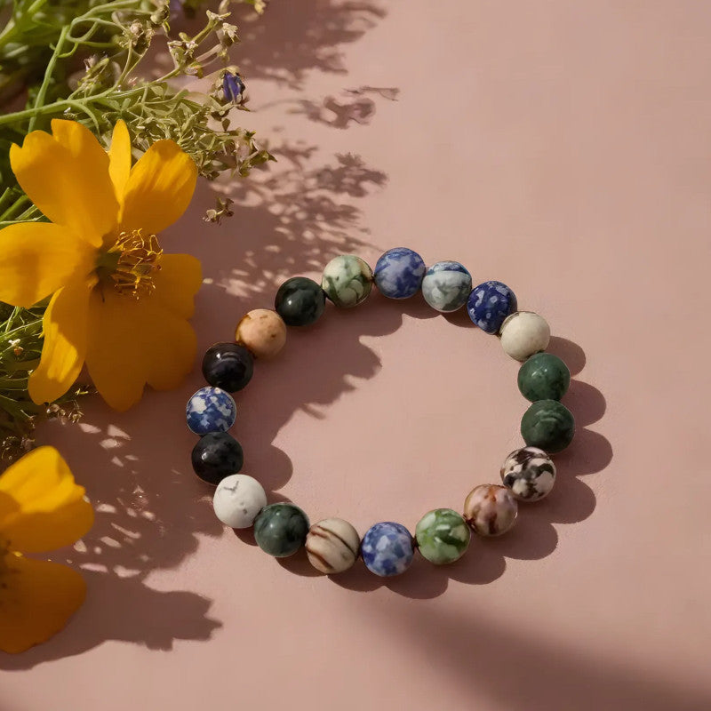 Bratara mix pietre semipretioase