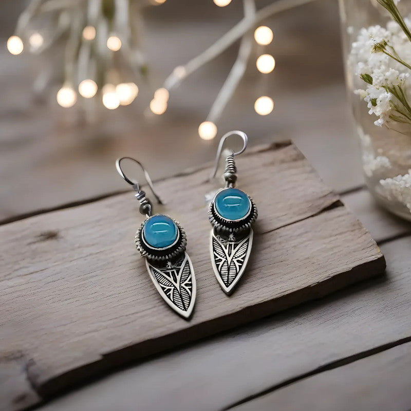 Cercei lungi cu model berber