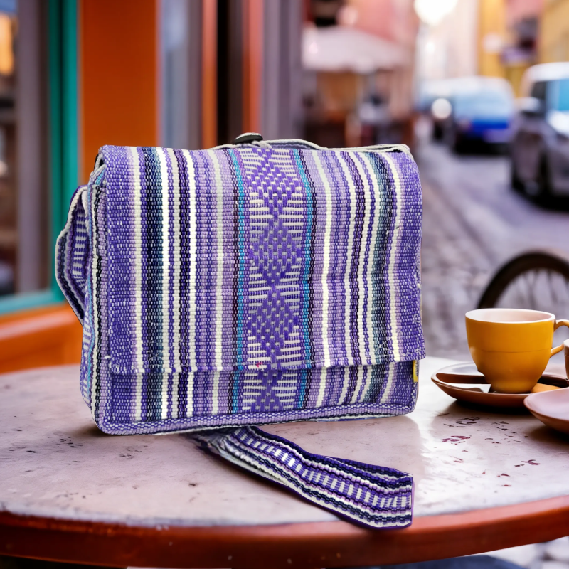 geanta violet etnica mexic