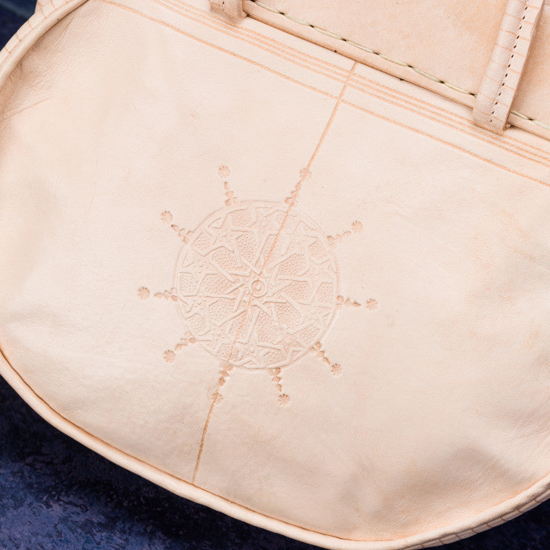 geanta handmade piele beige modele etnice