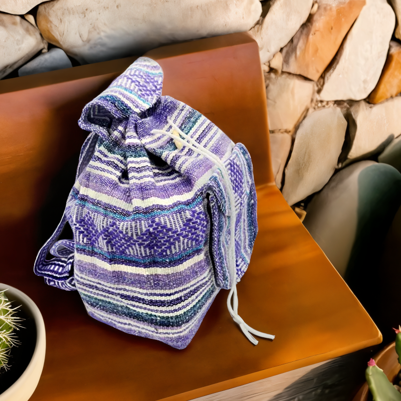 rucsac traditional mexican violet