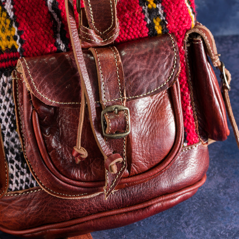 rucsac piele model marocan