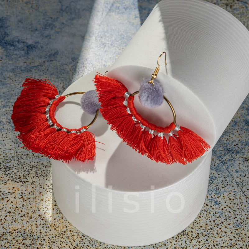 cercei rotunzi evantai