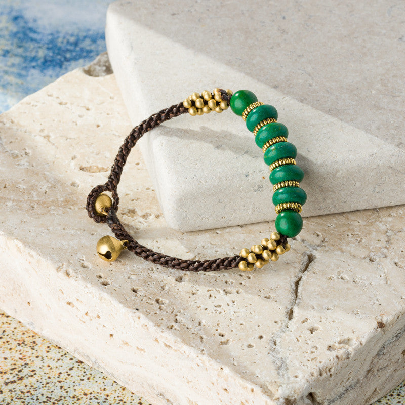 bratara etnica cu amazonite