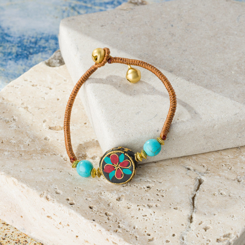 bratara etnica piatra turcoaz