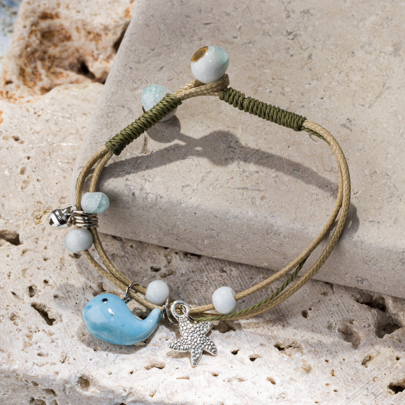 Brătară boho cu model marin