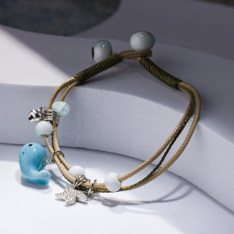 Brătară boho cu model marin