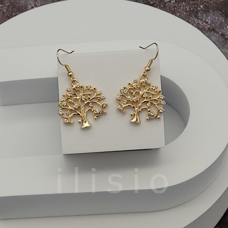 Cercei Copacul Vietii zirconiu