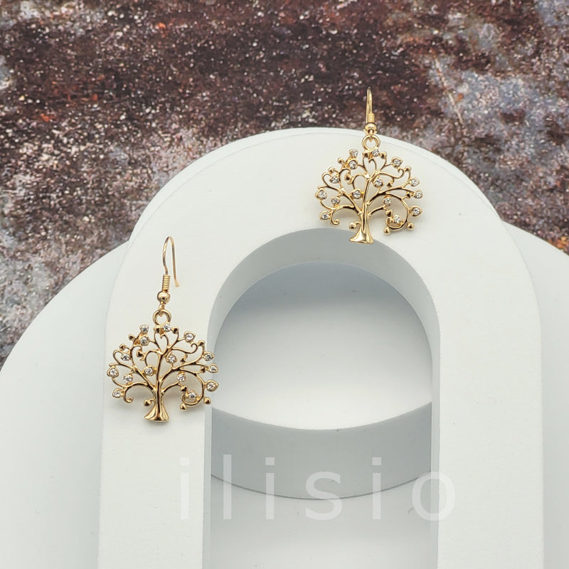 Cercei Copacul Vietii zirconiu