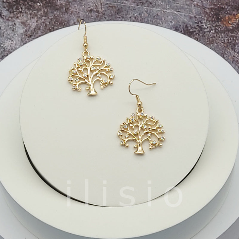 Cercei Copacul Vietii zirconiu