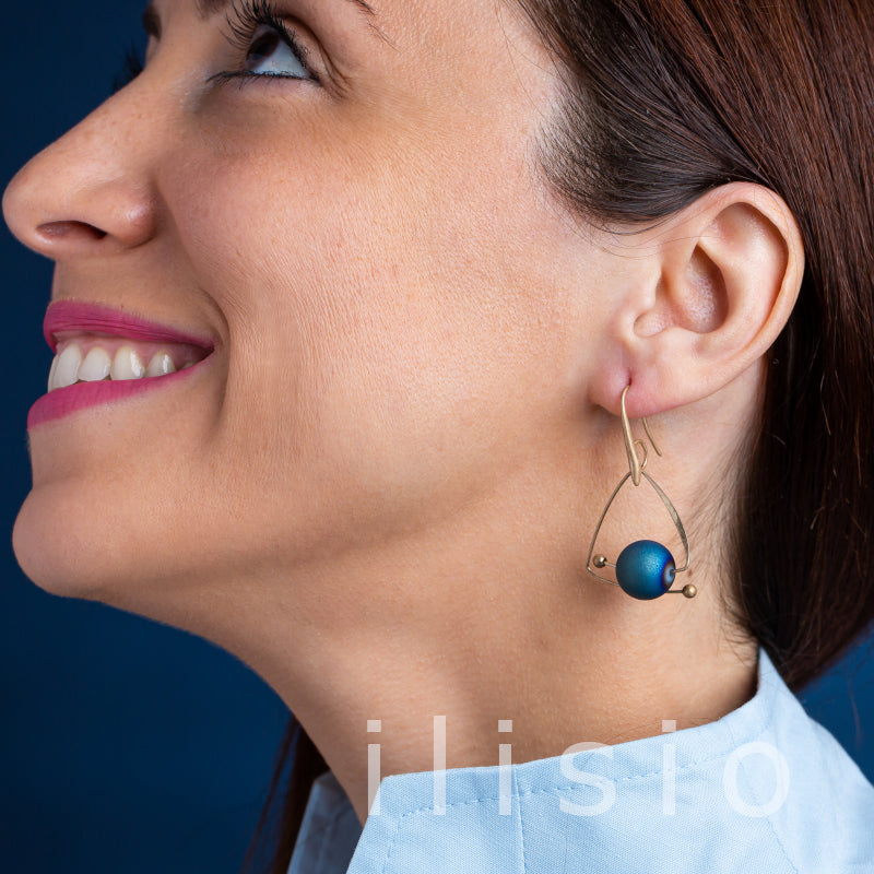 Cercei handmade cu pietre semipretioase