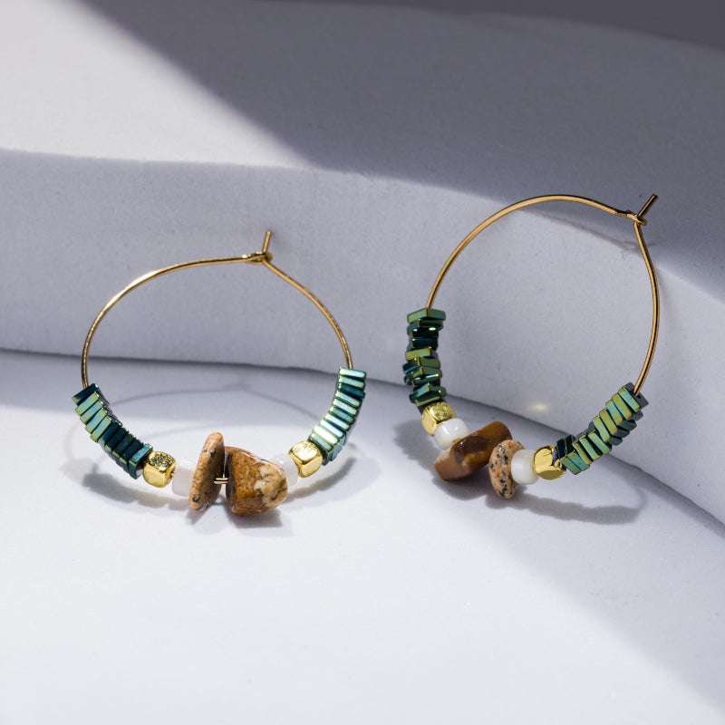 cercei rotunzi unakite