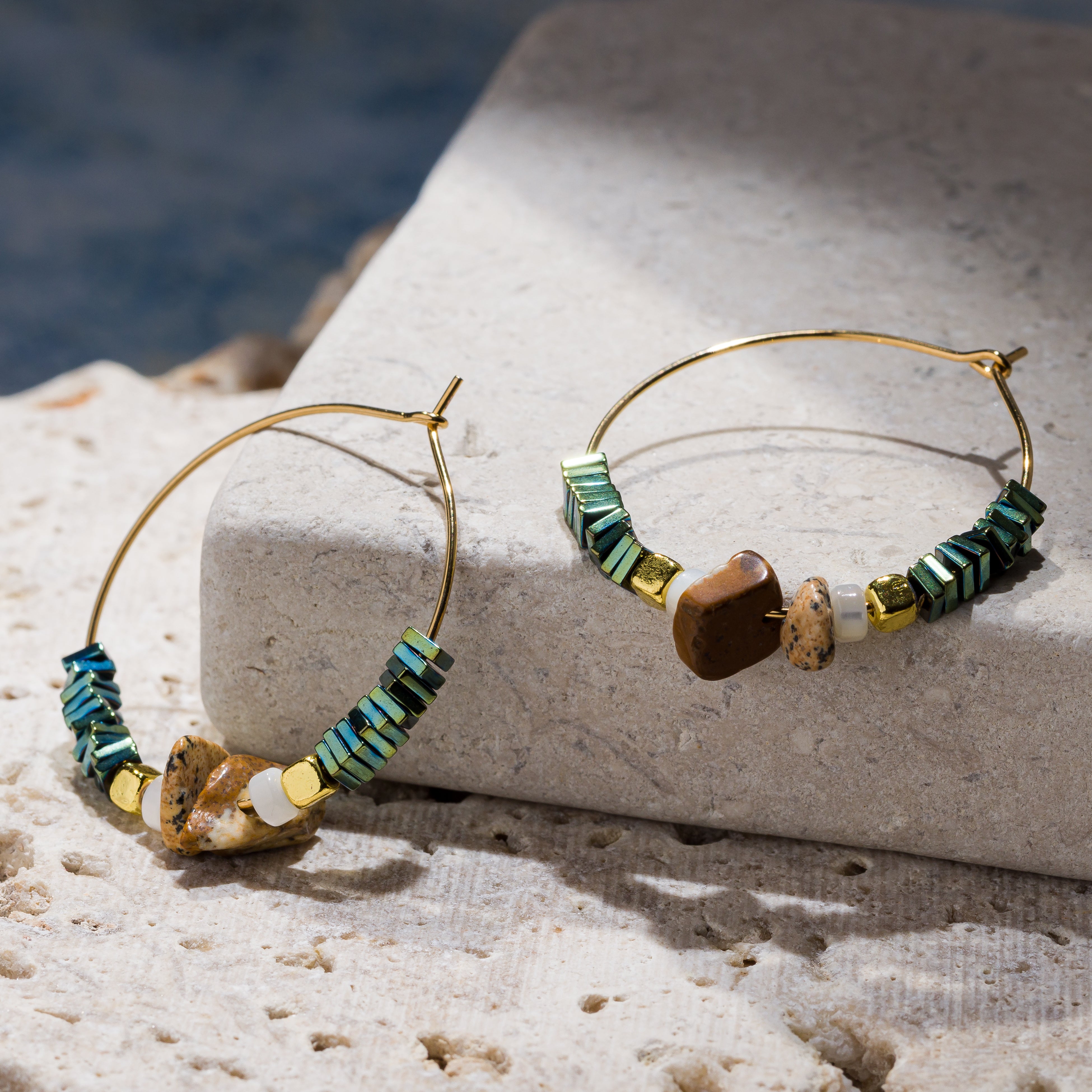 cercei rotunzi unakite