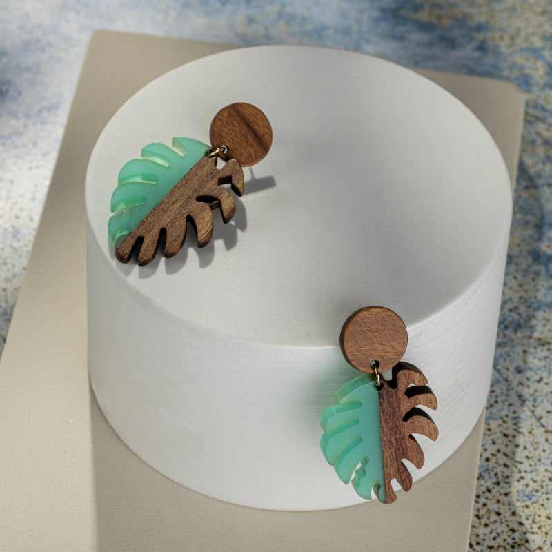 cercei boemi din lemn