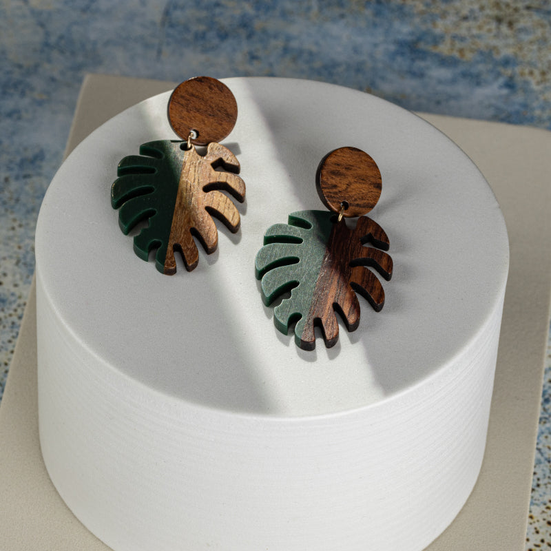 cercei boemi din lemn