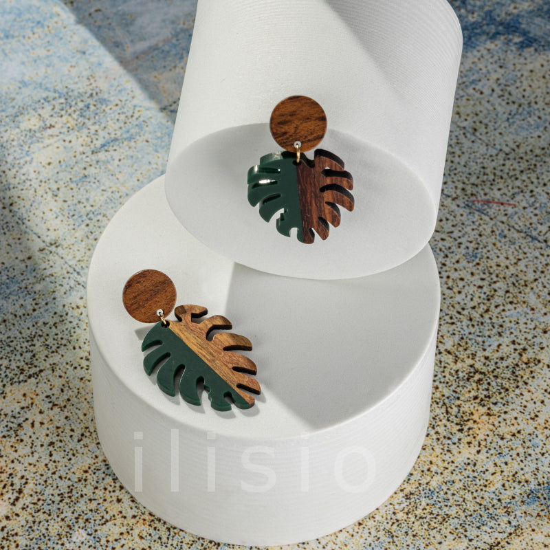 cercei boemi din lemn