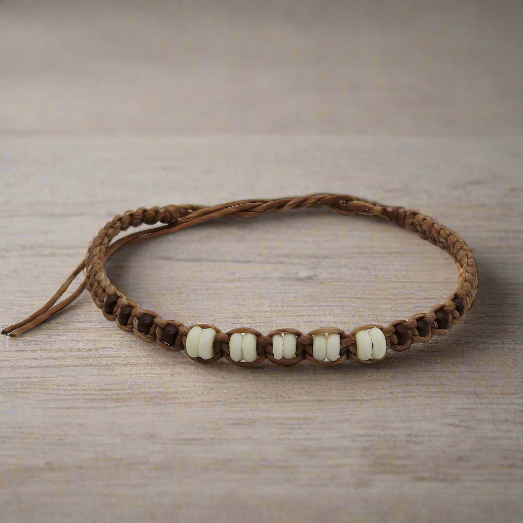 bratara handmade bumbac impletit