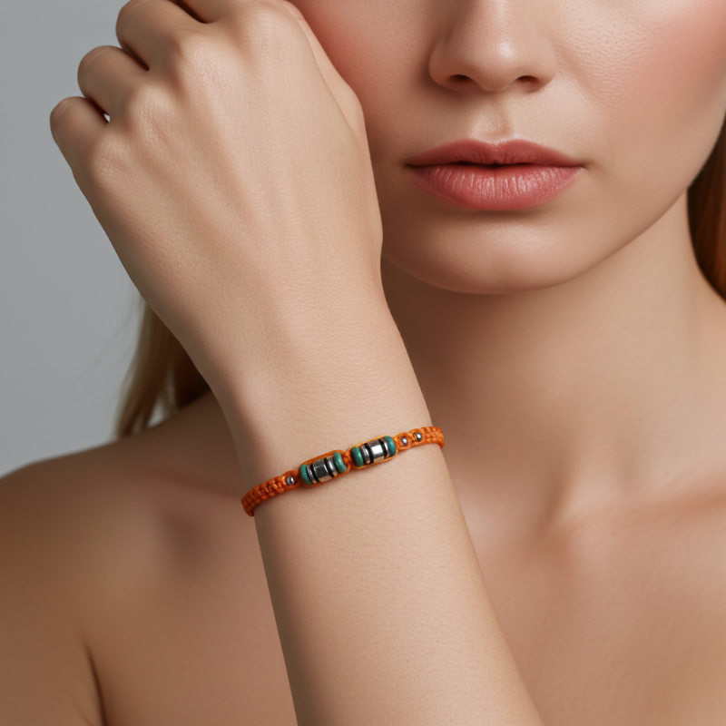 bratara handmade bumbac impletit