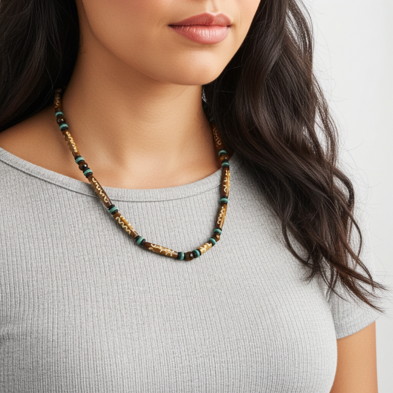 colier boho piese os