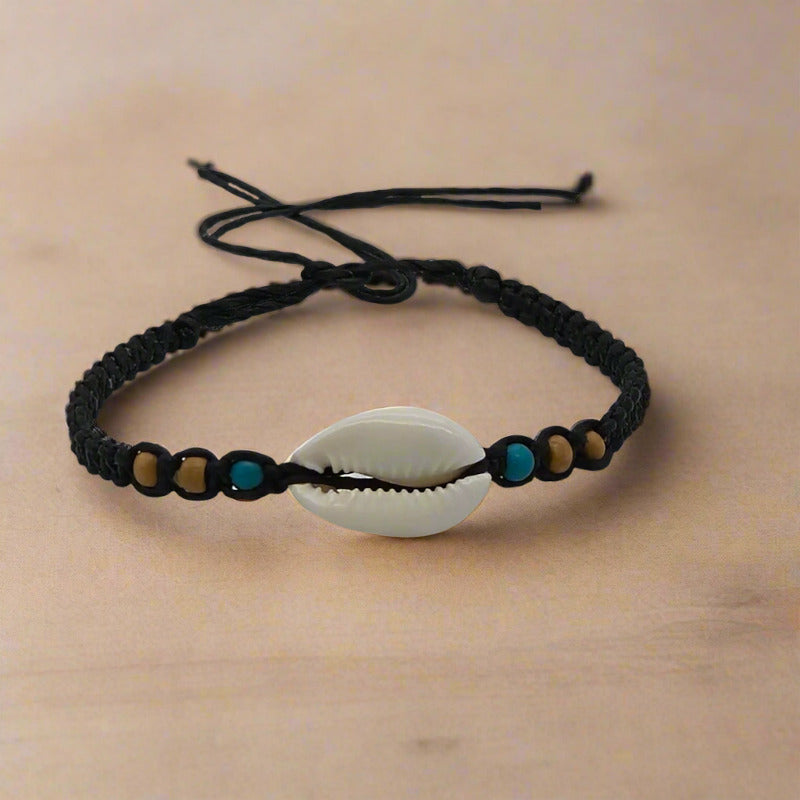 bratara handmade bumbac scoica