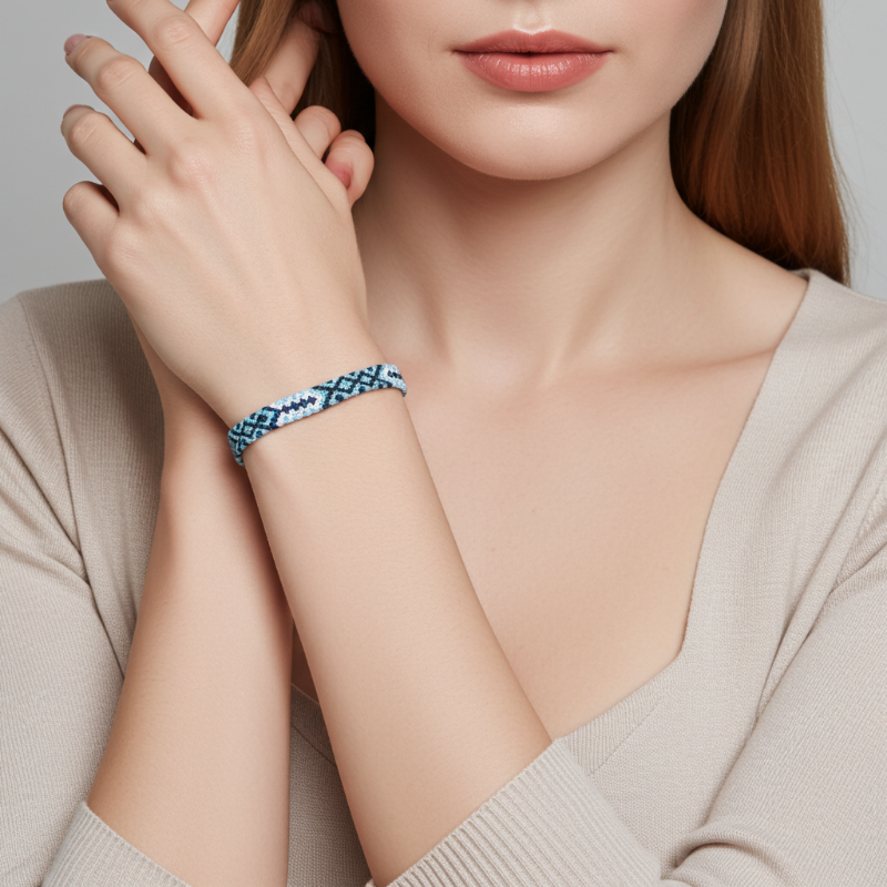 bratara bumbac impletit