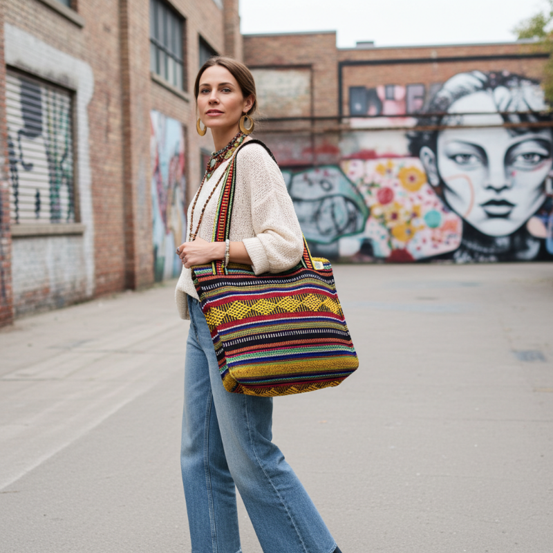 geanta traditionala mexicana