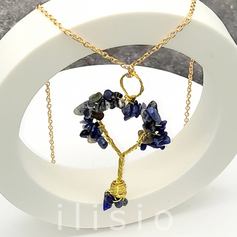 colier lapis lazuli copacul vietii